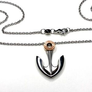 Brosway Nautical Anchor Steel Necklace NA02